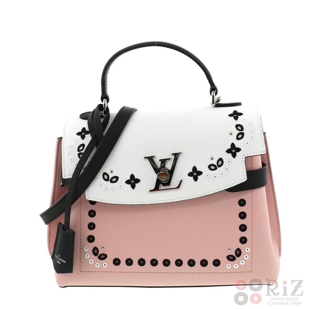 LOUIS VUITTON Lock Me Ever Bag Handbag Pink